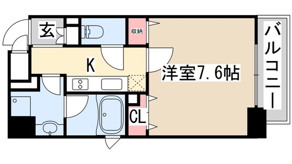 レジディア神戸元町の物件間取画像